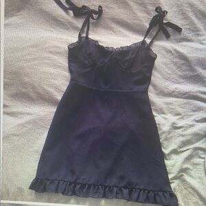 Elegant Navy Blue Dress